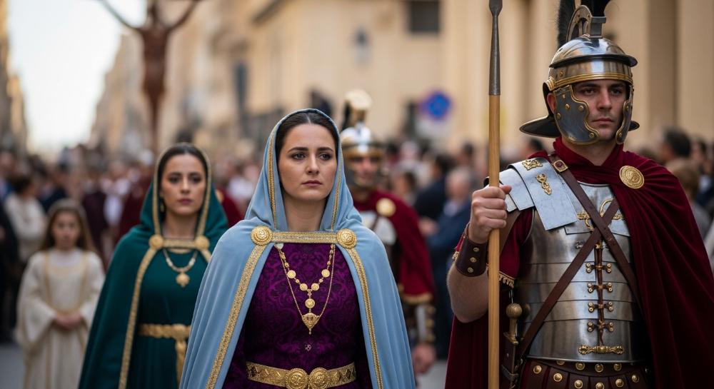 Good Friday procession in Valetta, Malta