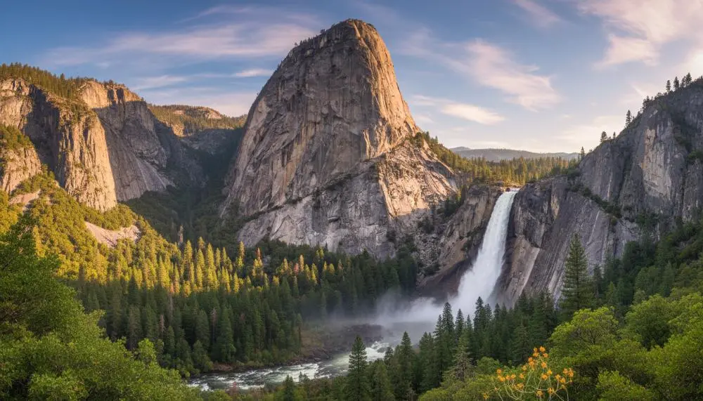 Nevada Fall, Yosemite in spring time