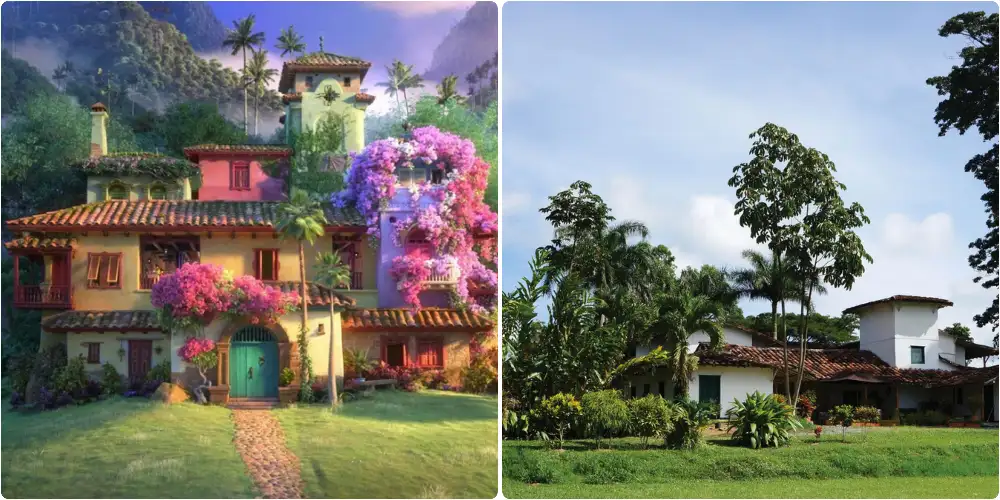 The Madrigal family's Casita was inspired by Hacienda, Bambusa in Colombia