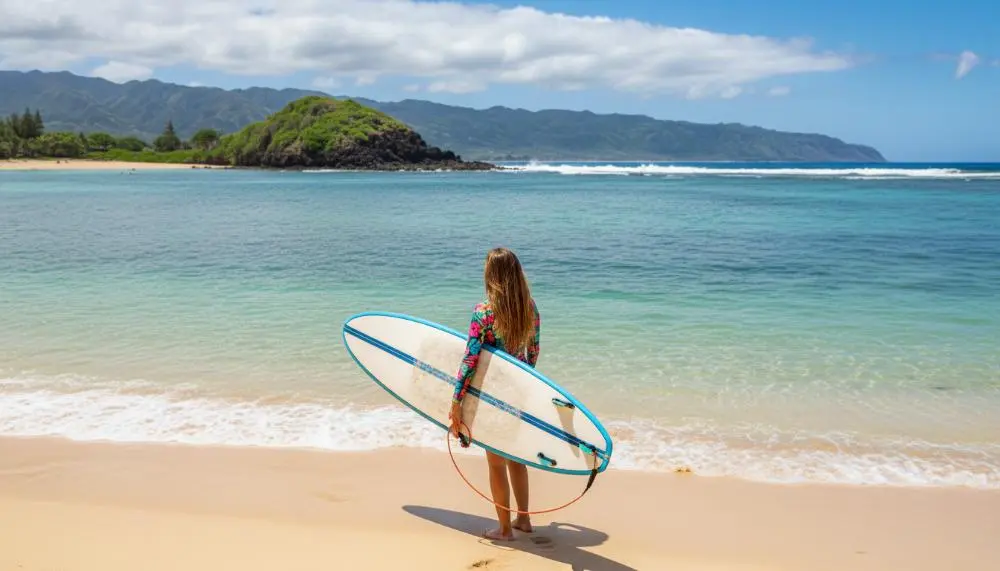 Puaena Point surfing