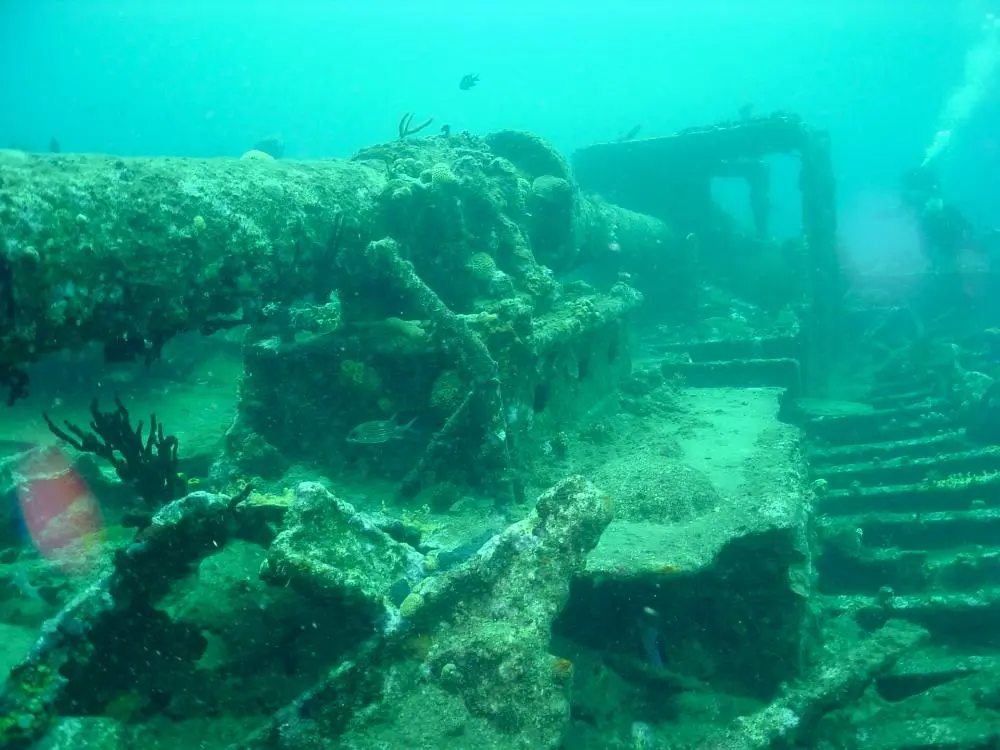 The RMS Rhone shipwreck