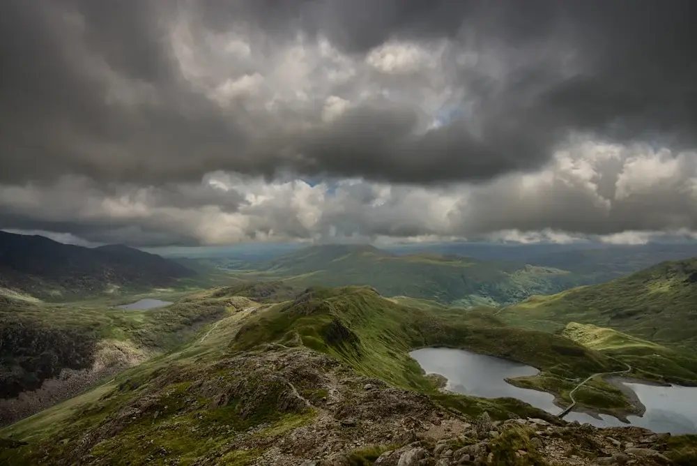 View from Crib Goch Wales